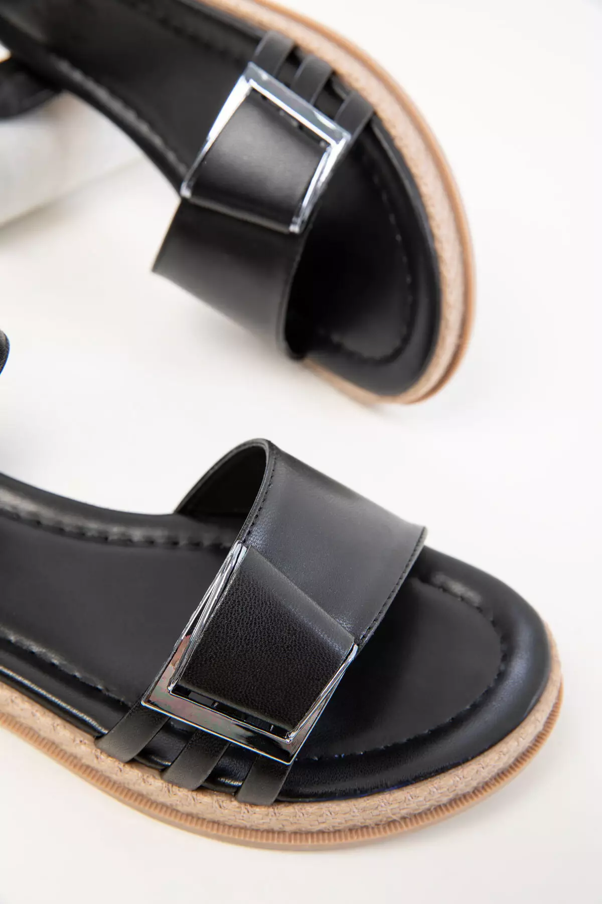 Black Women's Sandals 20395