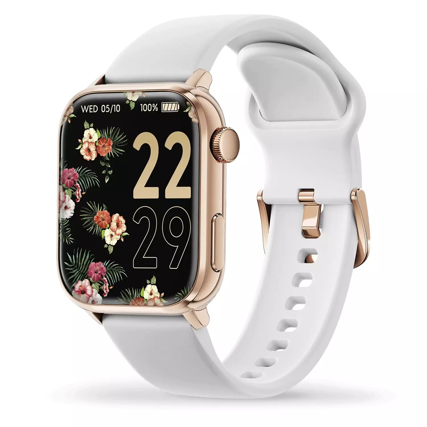 ICE Smart Watch 2.0 rectangular 1.96 - Rose-Gold White 39x48mm [022537]