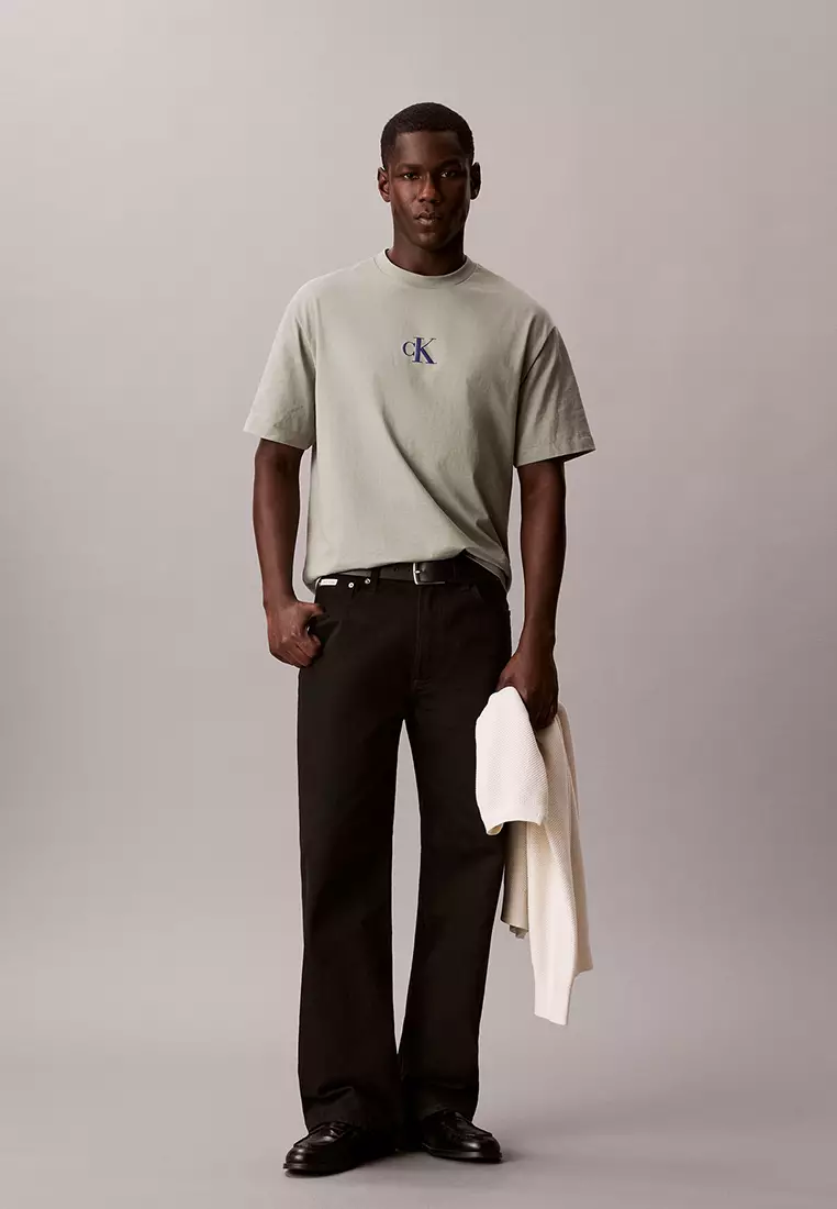 Overlay Logo Graphic Relaxed Tee - Calvin Klein Jeans
