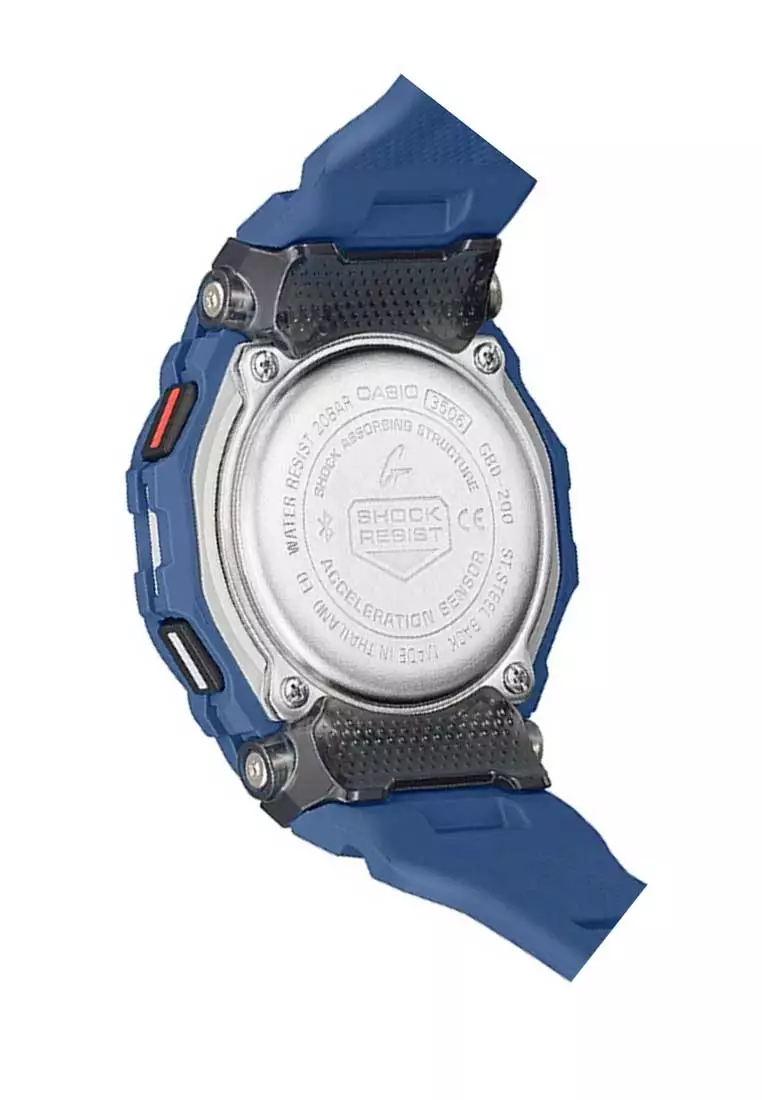 Casio G-SHOCK Jam Tangan Pria - Blue Black - Resin - GBD-200-2DR
