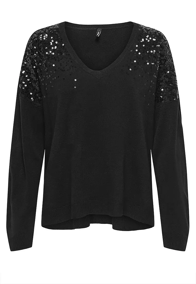 Starry Knitted Pullover