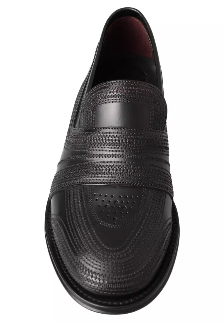 Mens black slipper loafers cheap