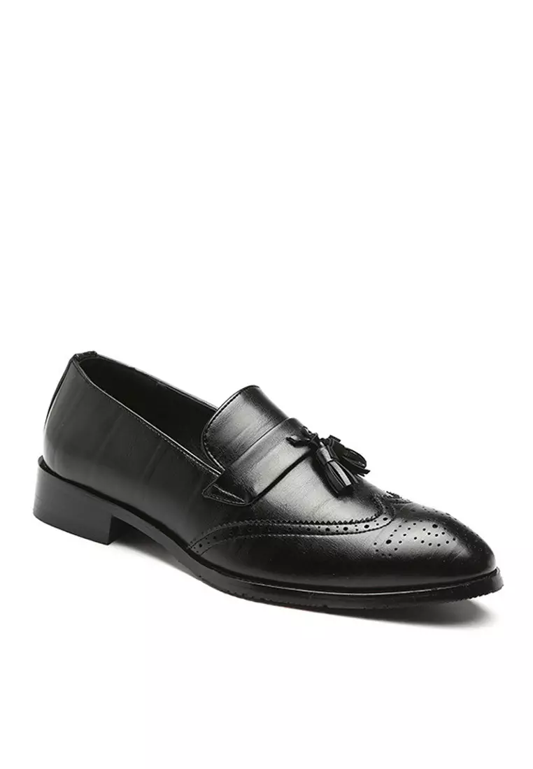 Galliano Tassel Synthetic Leather Brogues WZWH-B07