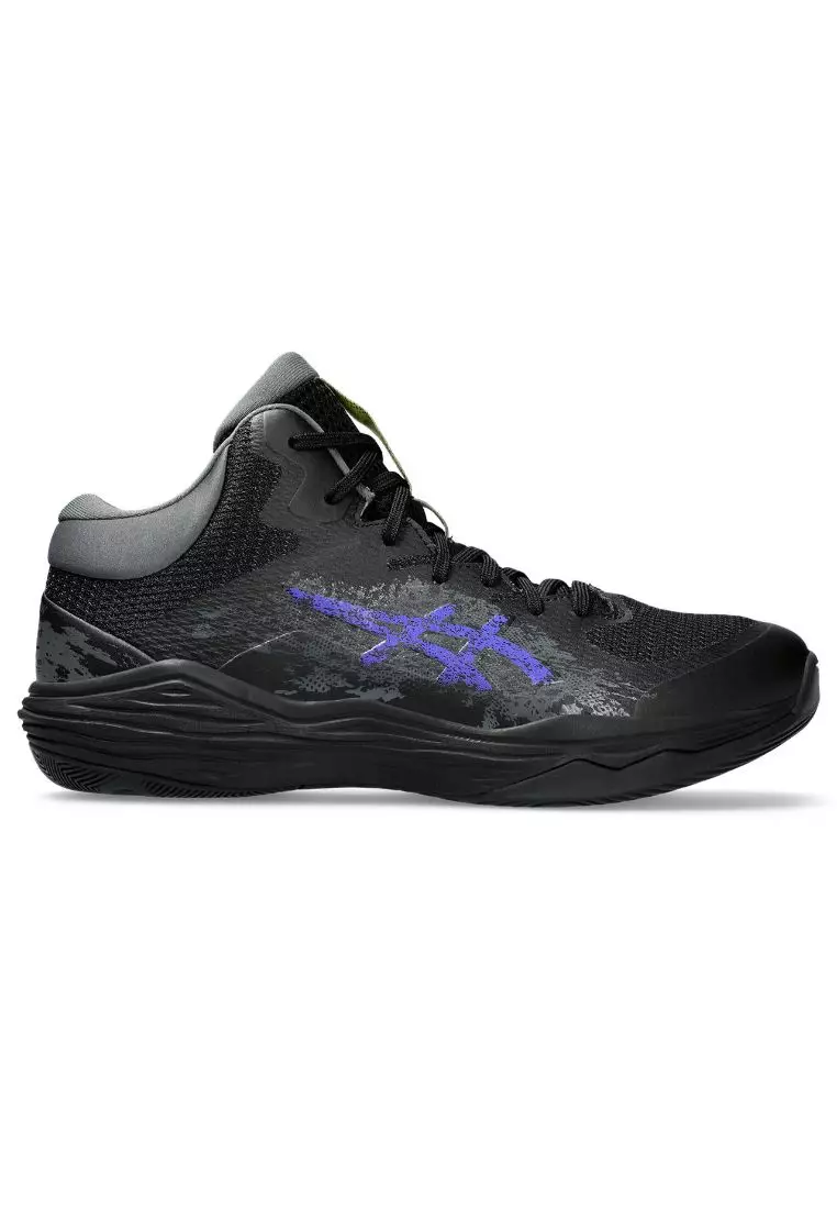 Asics basketball hotsell shoes black