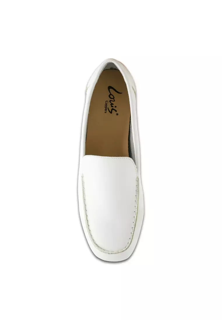 Women Slip On Faux Leather Loafers