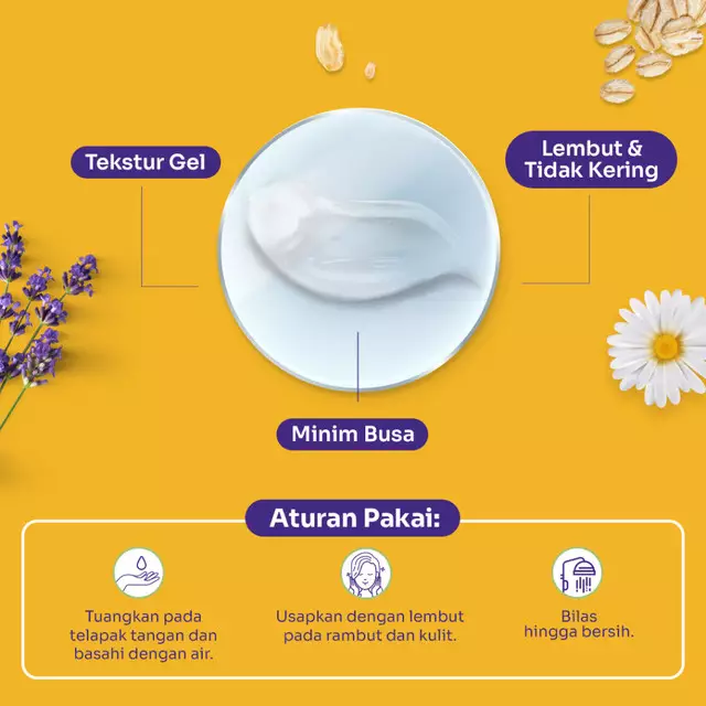 Expert Care Gentle prOATect Shampoo & Body Wash Pouch 380ml - Sampo & Sabun Anak Bayi