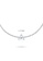 Aquae Jewels white Anklet Britney 18K Gold and Diamonds - White Gold 5822EAC376AD4CGS_1