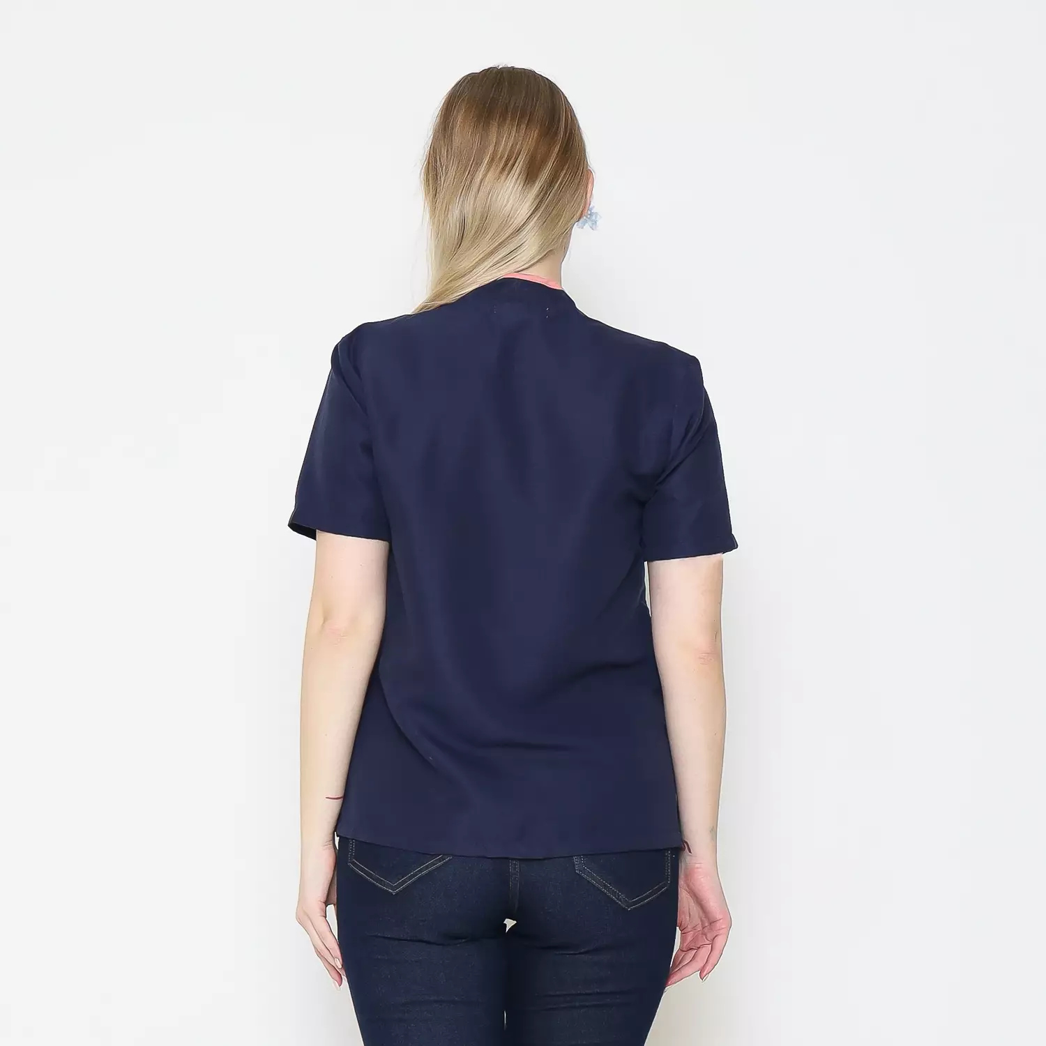 Blouse Batik Wanita - Atasan Batik - Bhatara Batik Yuki - Baju Batik Modern Lengan Pendek