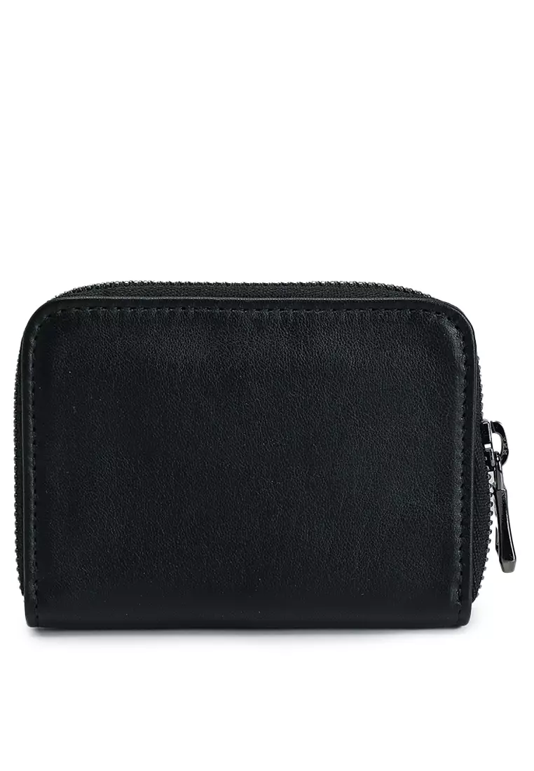 Le Pliage Cuir Zipped Card Holder (tr)