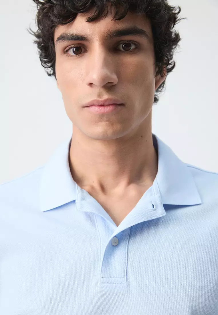 Regular-Fit Cotton Piqué Polo Shirt