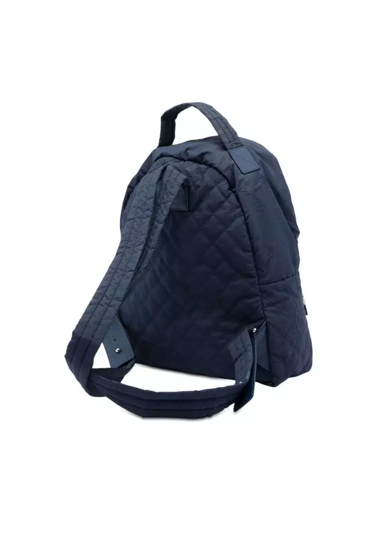 Pre-Loved Chanel Cc Quilted Nylon Sport Line Backpack