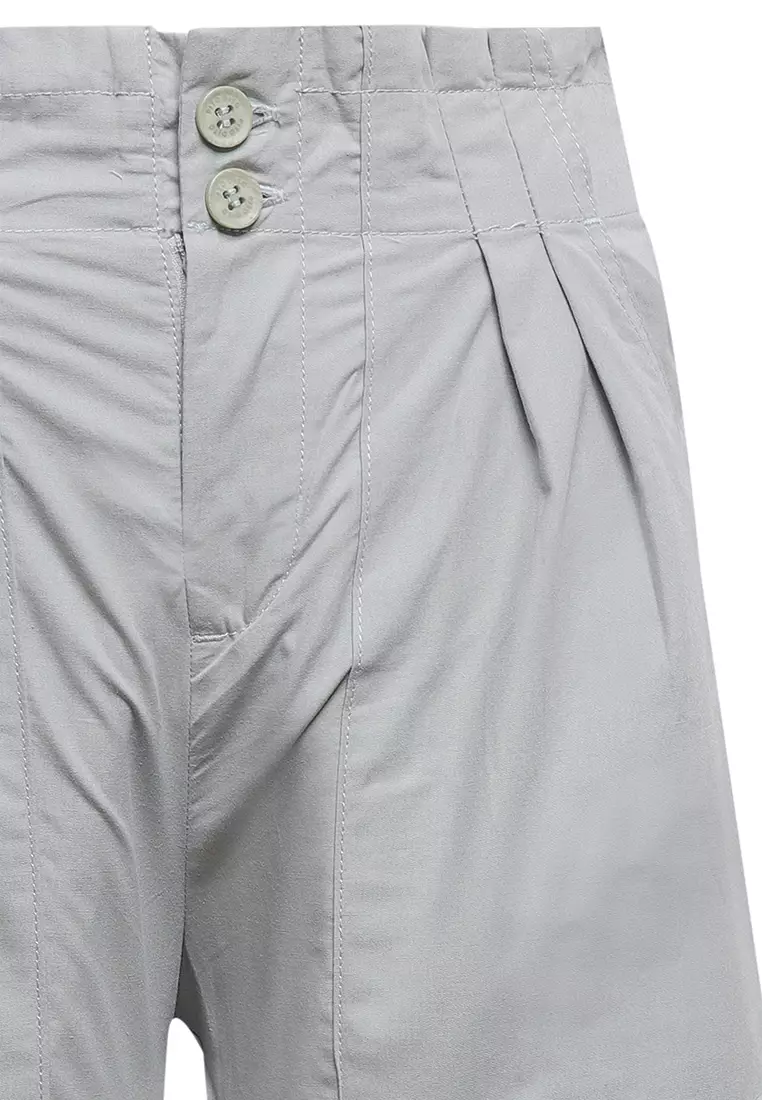 Pito Dito Girl Happysoda Celana Pendek anak Hijau Sage - Size 14