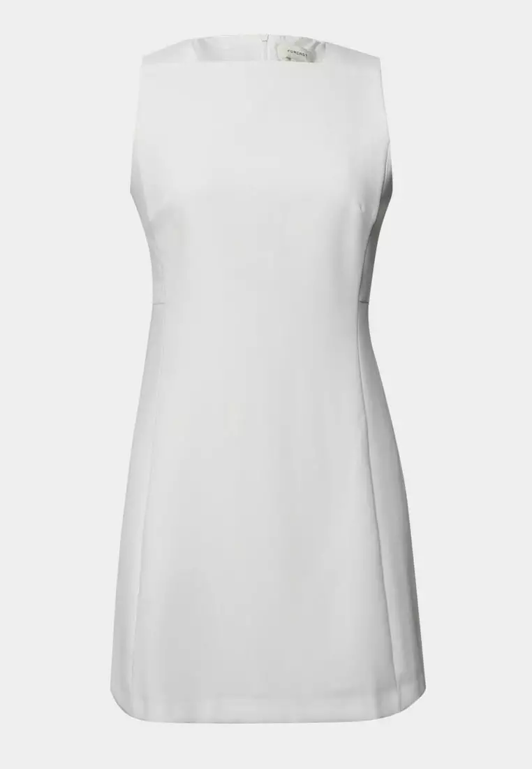 Ava Square Neck Panel Dress