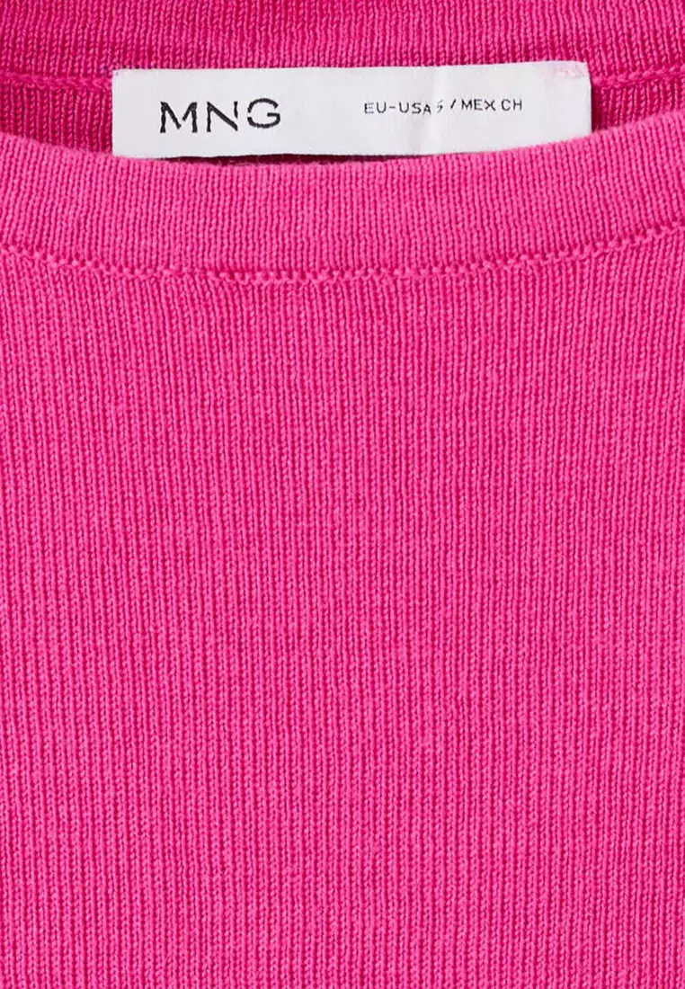 Fine Knit Boat Neck Top