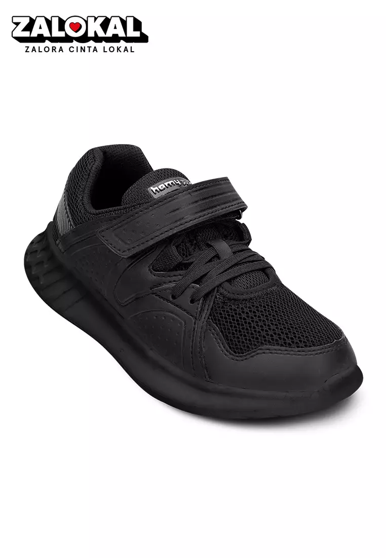 Homyped Anak Sepatu Sekolah Berhadiah-Lucio01-HHitam