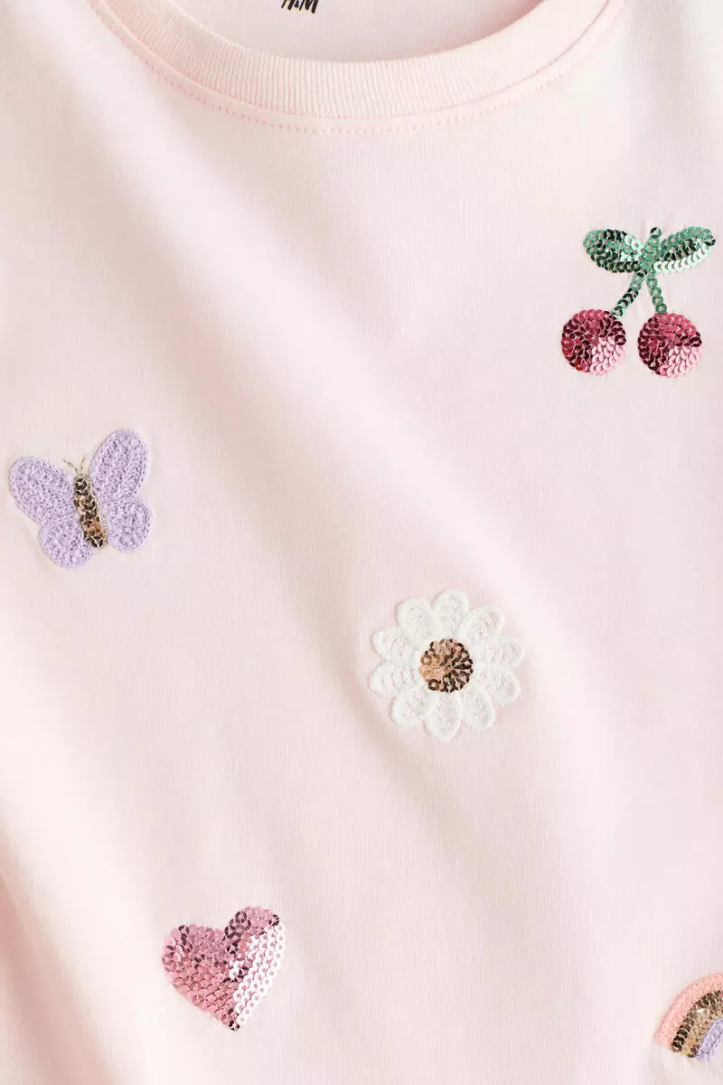 Motif-detail t-shirt