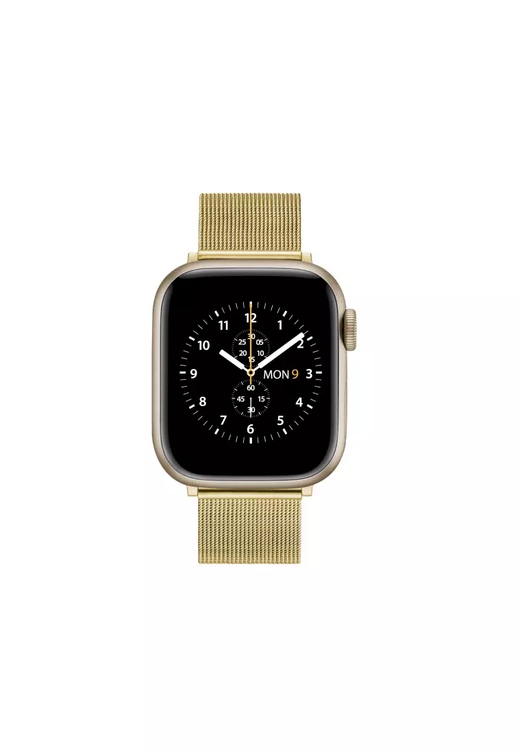 Smart Watch Mesh Strap Evergold Gold - DW Strap for Apple Watch 38, 40, 41mm