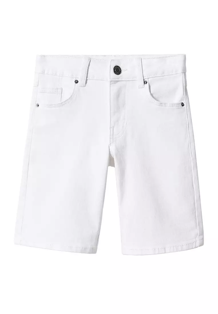 Buy MANGO KIDS Cotton Denim Shorts 2023 Online ZALORA Singapore