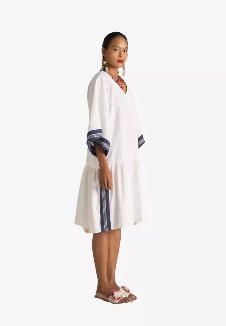 New Linen New Horizon Midi Linen Dress