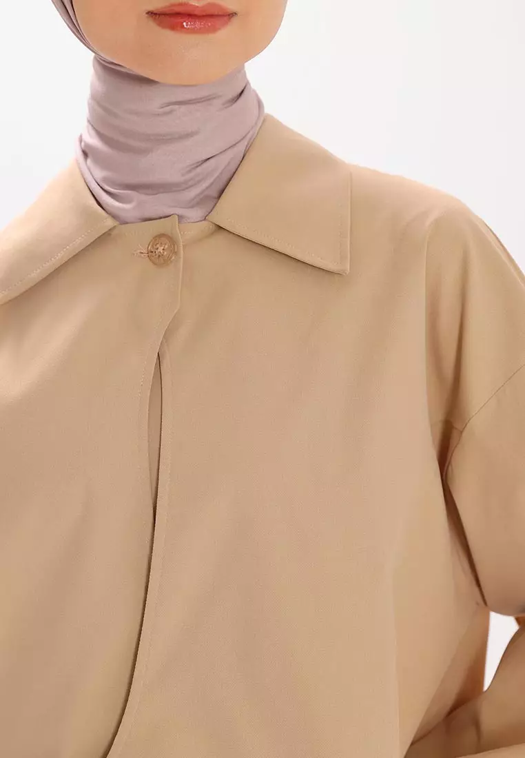 Ria Miranda Beige Salvia Jacket