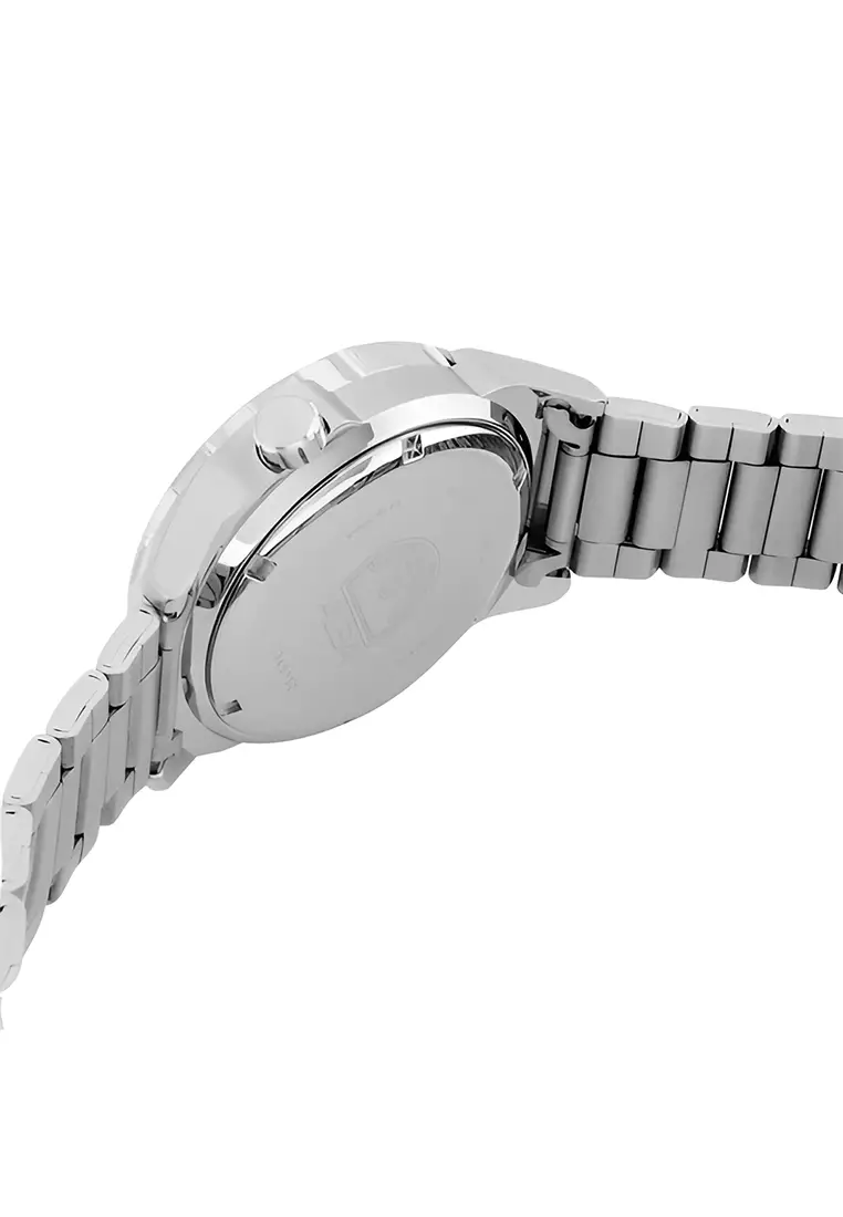 Alba AL4443X1 - Jam Tangan Automatic Pria - Green Dial - Stainless Steel