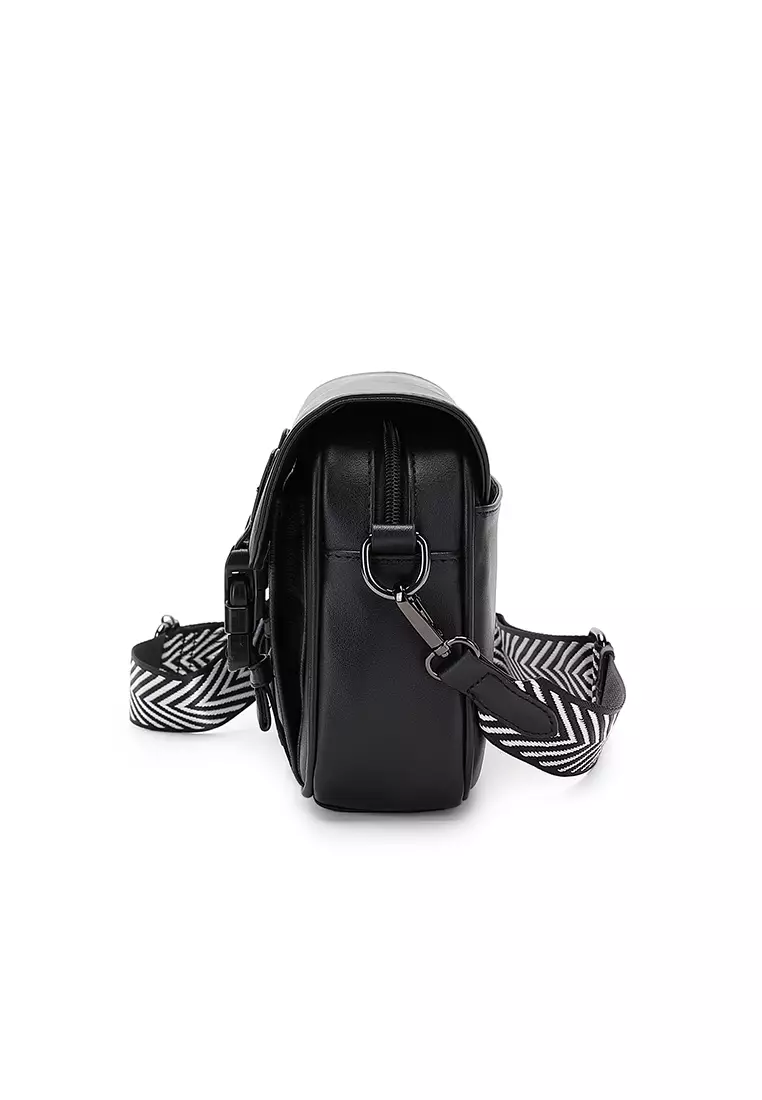 Camo Print Messenger Bag / Crossbody Bag / Sling Bag (斜孭袋) - 黑色