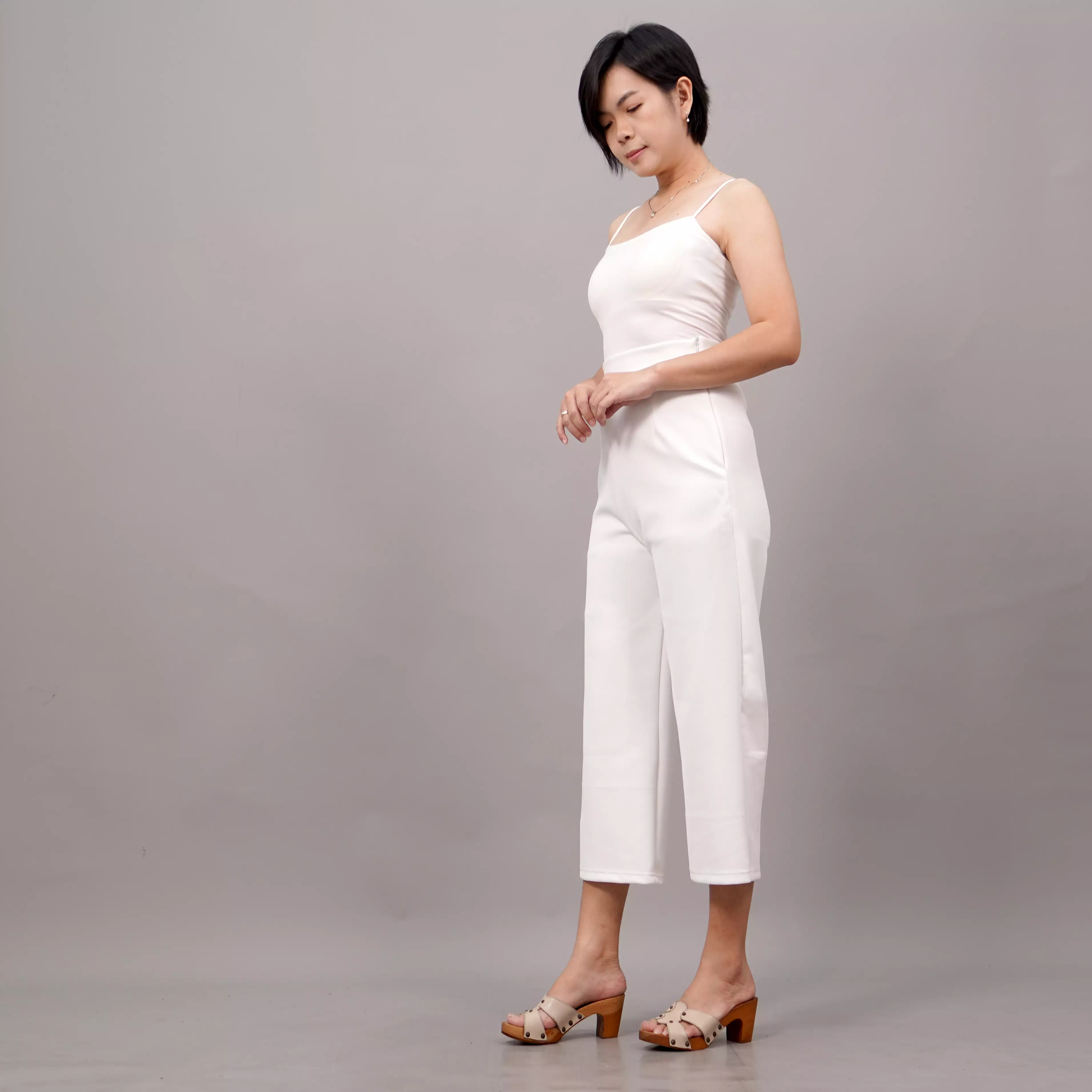  LISA Celana Kulot Highwaist Wanita Premium Celana Kulot Wanita 3/4 - BW