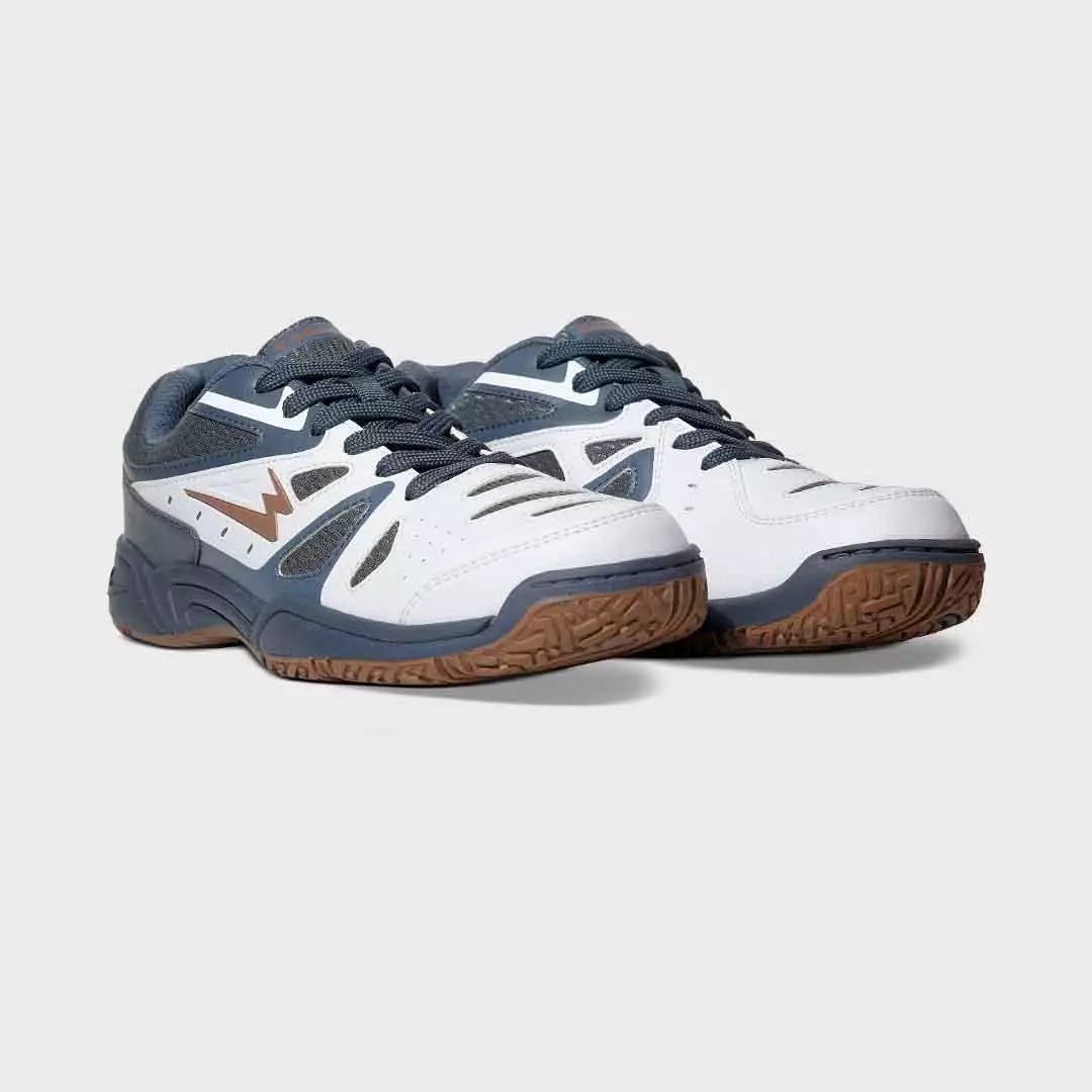 Eagle Sepatu Badminton Vibra - PUTIH/BIRU TUA