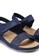 Louis Cuppers blue Comfort Strap Sandals BB76CSH2DFDDC8GS_3