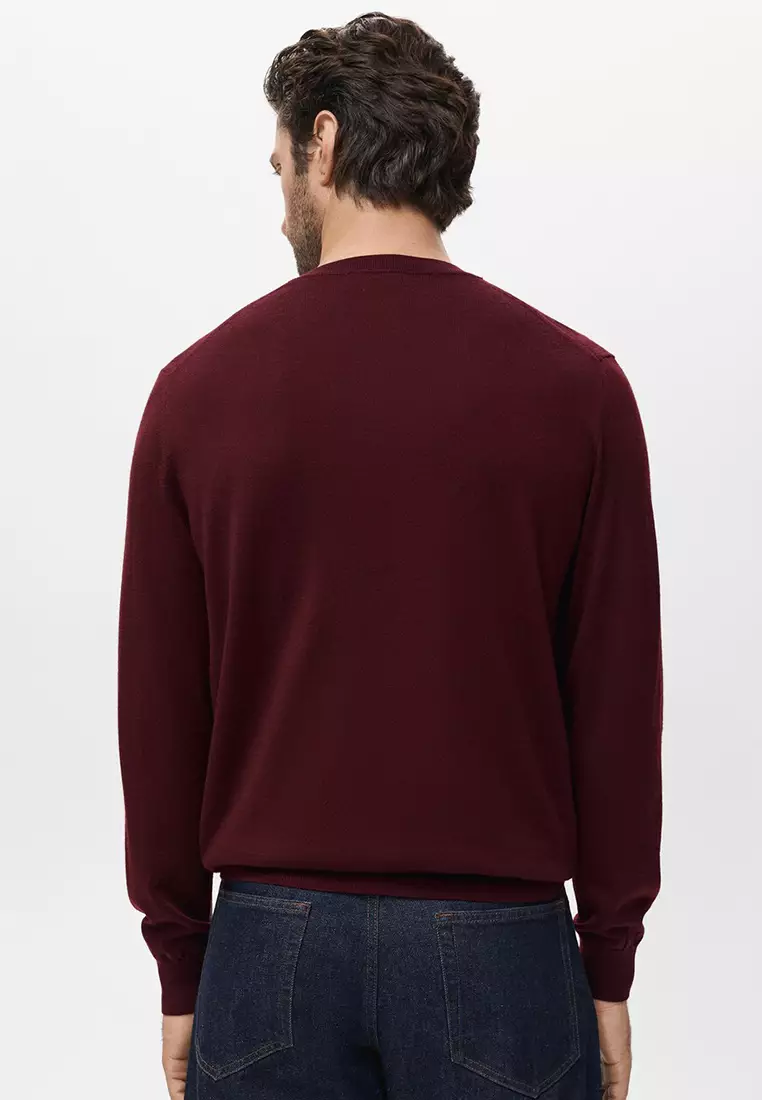 100% Merino Wool Crew Neck Sweater