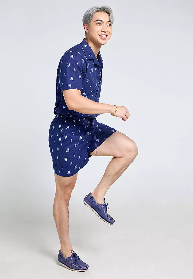 Men’s Short-Sleeve Linen Shirt