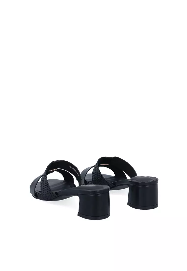 Black Noelle Block Heel Sandals