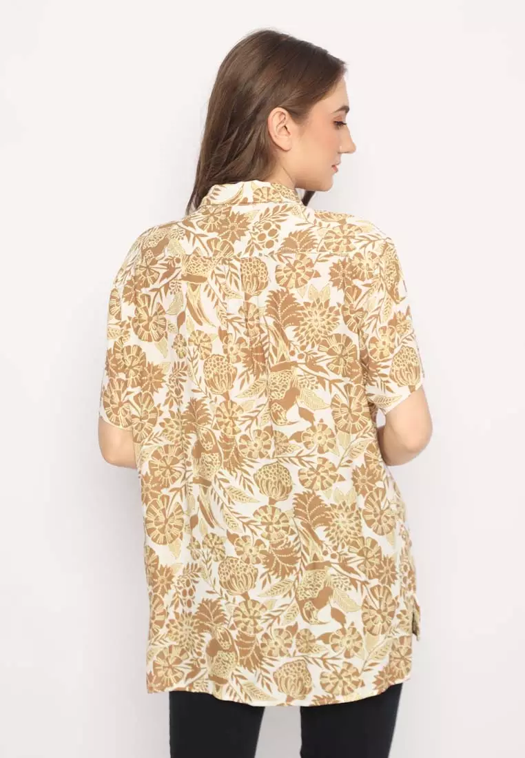 SUN SEEKER S/S WVN TOP-WOS