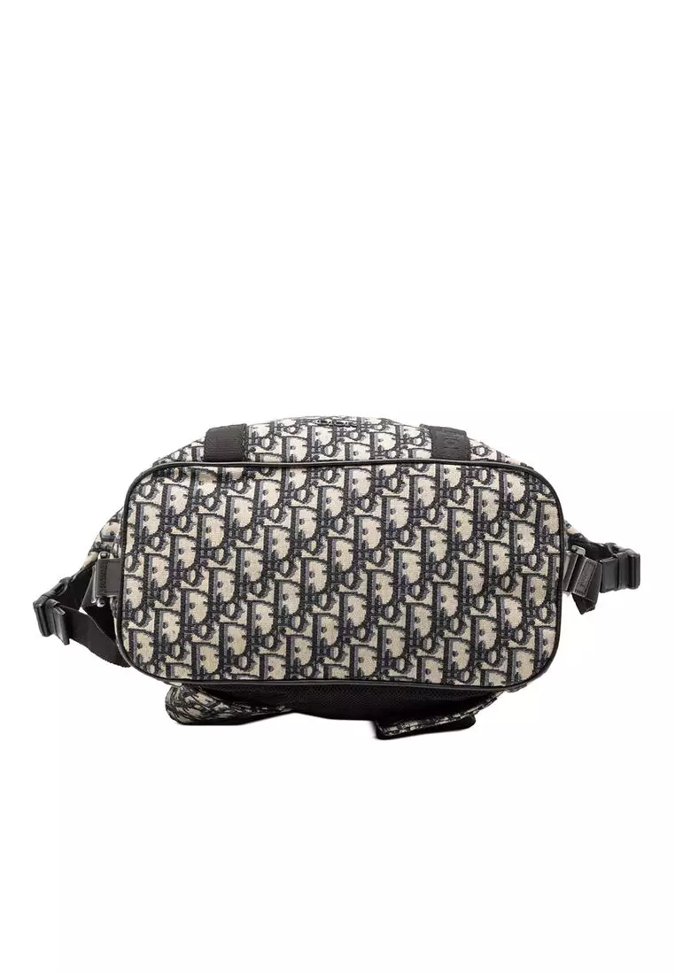 Pre-Loved Dior Oblique Canvas Safari Backpack