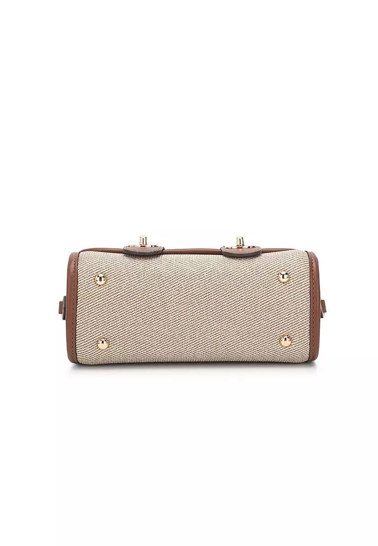Women's Top Handle Bag / Sling Bag / Crossbody Bag / Shoulder Bag - Beige