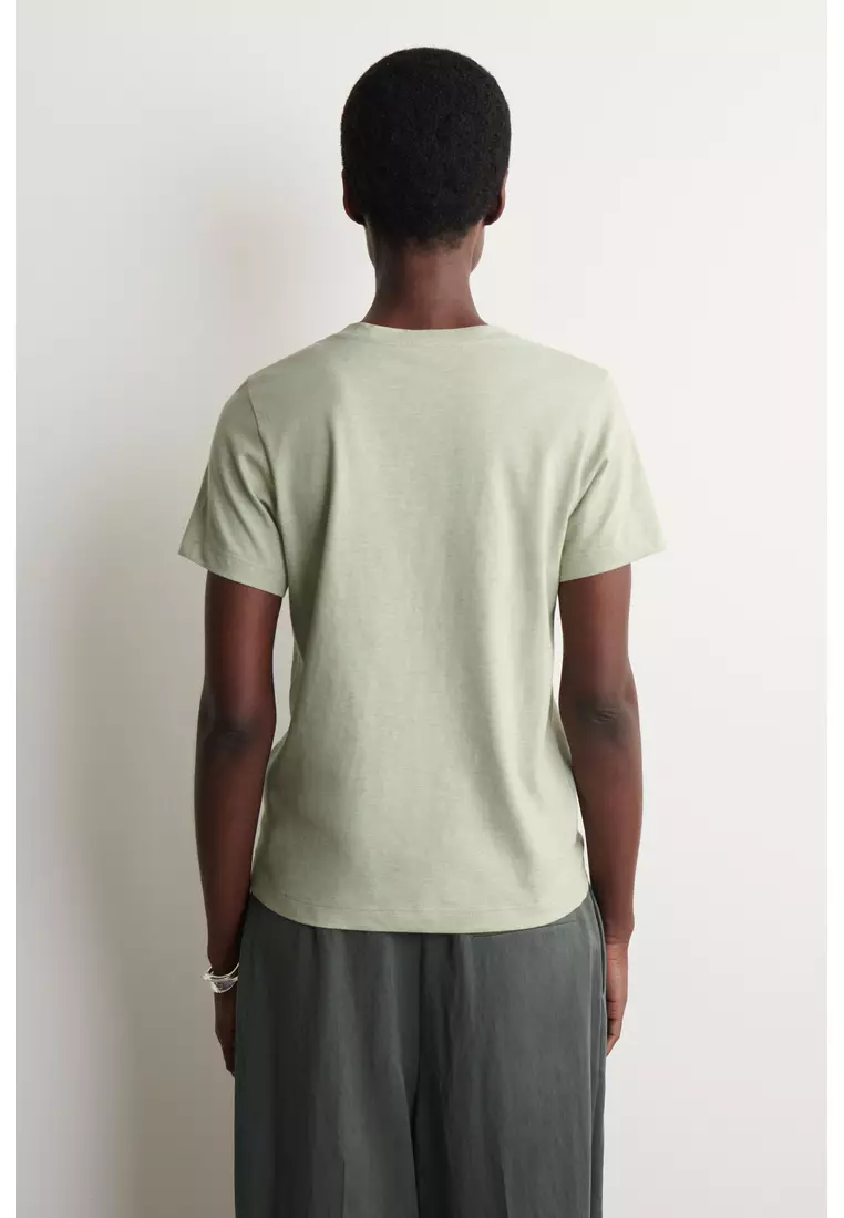 COTTON V-NECK T-SHIRT