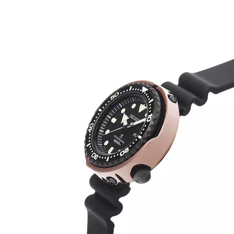 Jam Tangan Pria Seiko Prospex S23627J1 Tuna Sea Baselworld 2018 Black Dial Black Rubber Strap Limited Edition