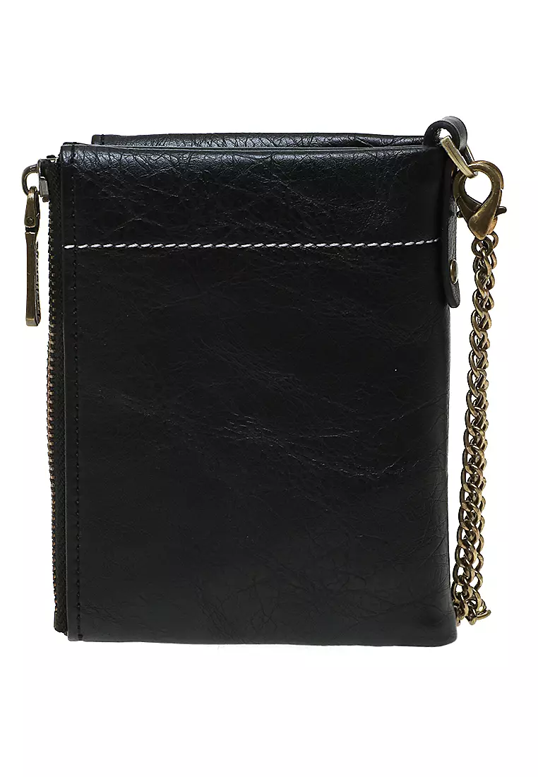 Dompet Pria Model Lipat Casual Wallet Staylish Design Many Slot Material Leather Kulit ORIGINAL