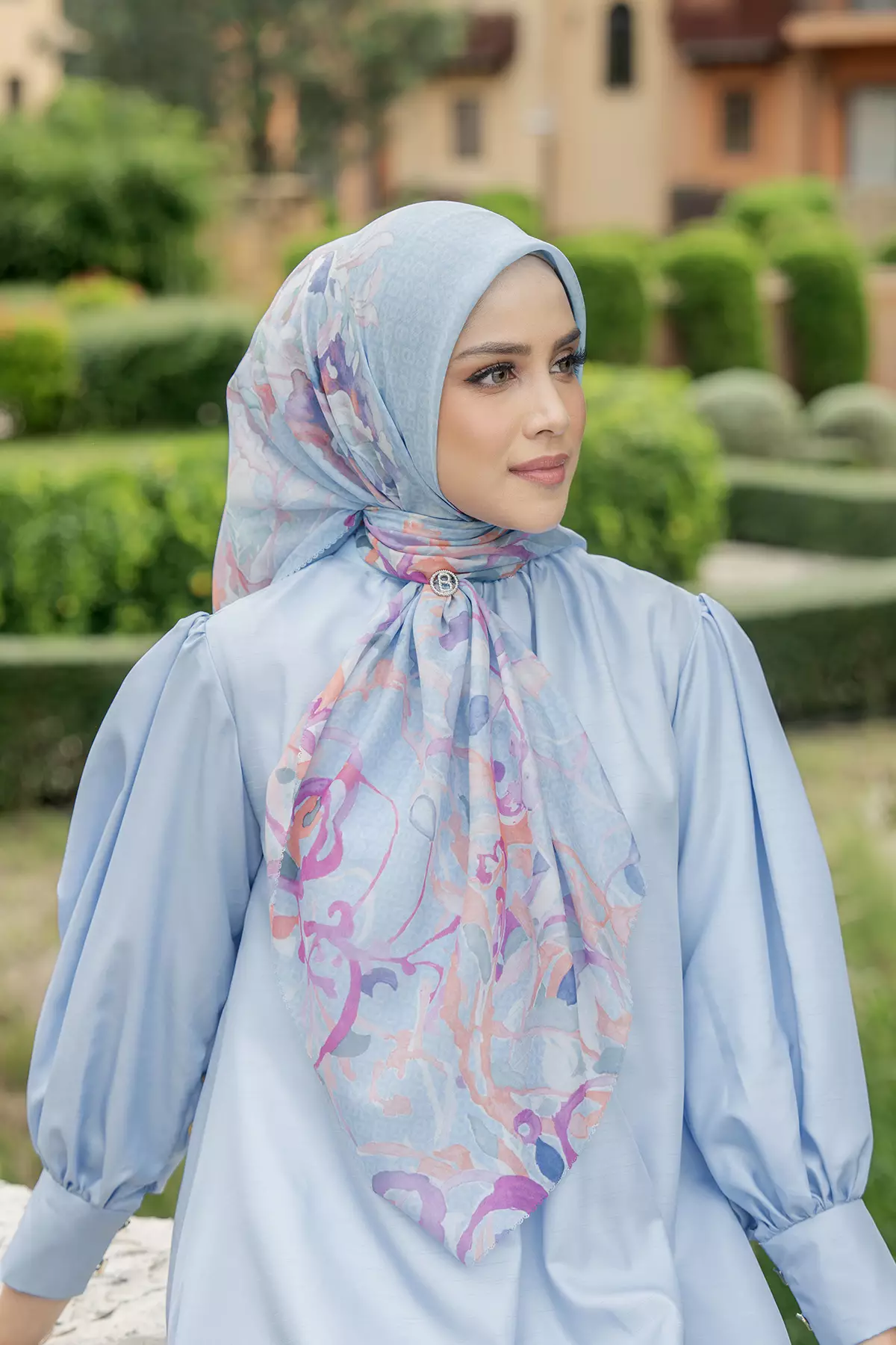 Velmora Voile Square - Water