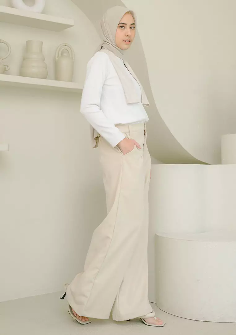 Mona Pants Cream Size S