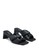 Mango black Knot Sandal Heels 18D17SH7C45ACAGS_2