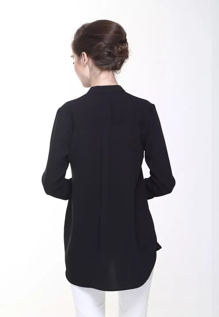 Eva Suit Top in Black