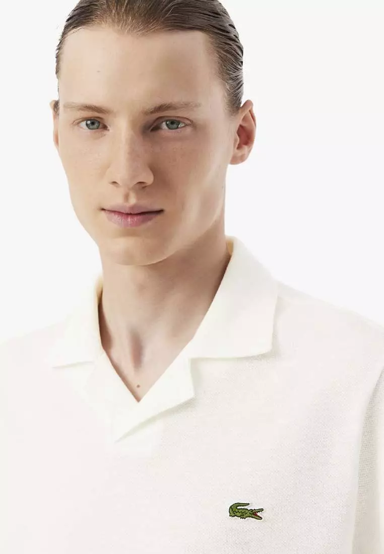 Classic Fit Cotton-Linen Polo Shirt