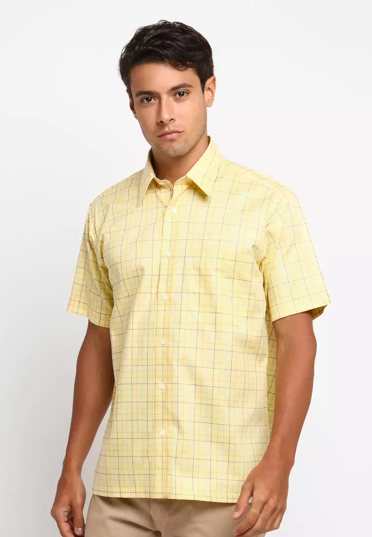 Byford Short Sleeve Kotak-kotak