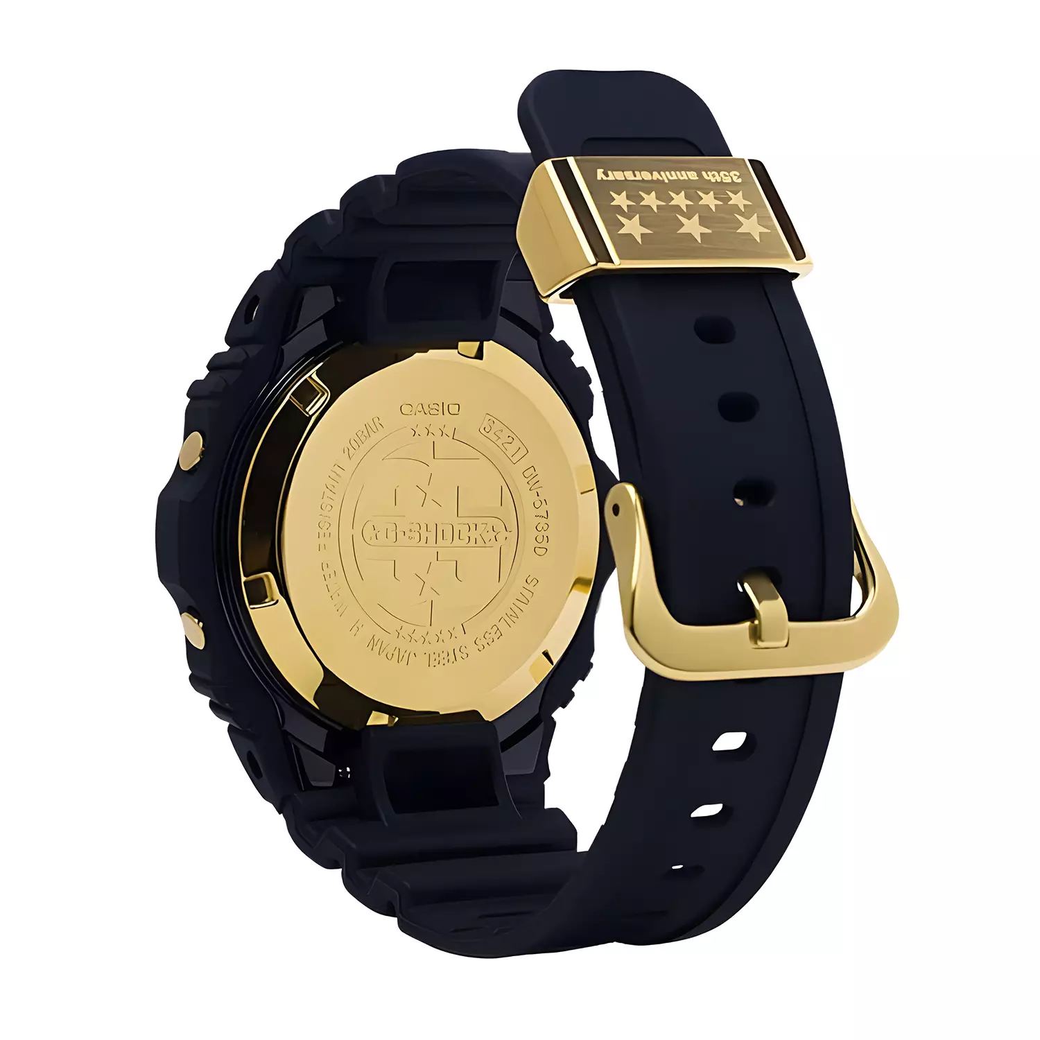 Casio G-Shock DW-5735D-1B Jam Tangan Digital Pria - Black Resin Case & Band