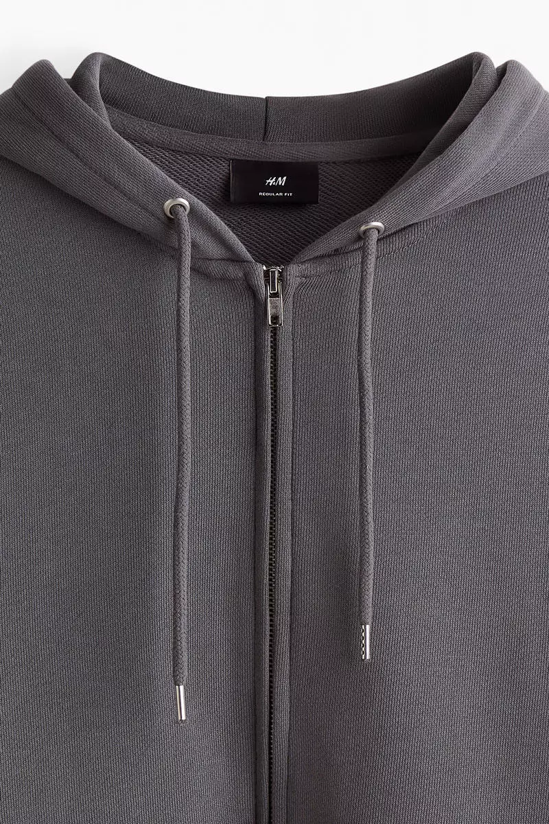 Regular Fit Zip-through hoodie