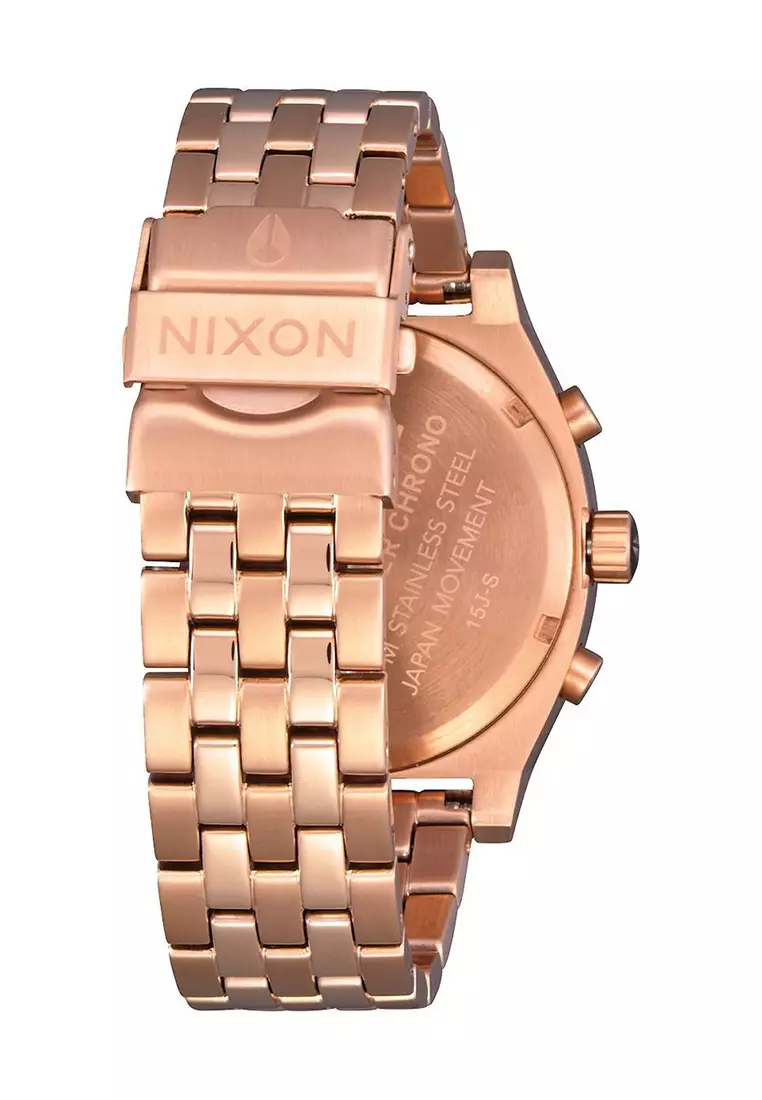 Jual Nixon Time Teller Chrono All Rosegold/Gunmental Original 2025