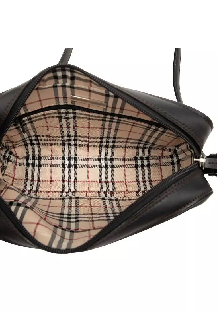 Pre-Loved Burberry Calfskin Crossbody