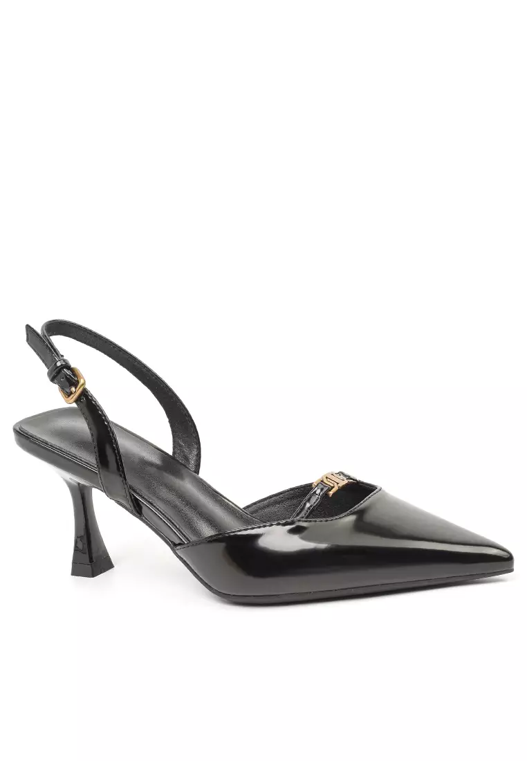 Discount on Twenty Eight Shoes  shoes - SKU: 7cm Metal Buckle Slingback High Heel Xj3289-5