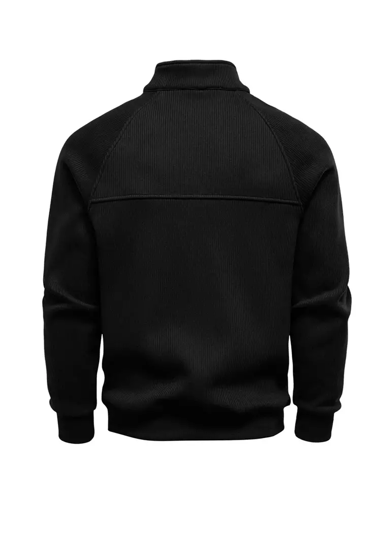 Fleece-lined Half-zip Sweatshirts AX-HD3026
